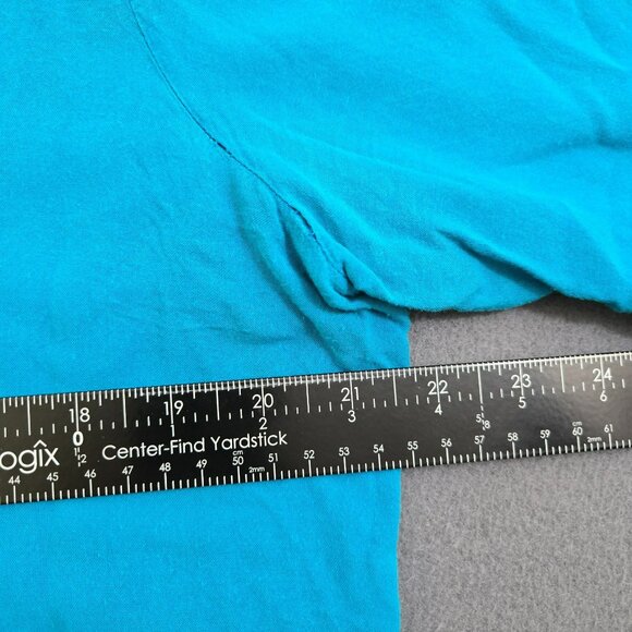 Soft Surroundings Women L Pintuck Tunic Roll Tab Sleeve Blouse - Picture 10 of 11